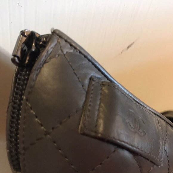 RARE CHANEL Pre-Fall 2008 Rare Grey Quilted Leather Pumps - Picture 6 of 6